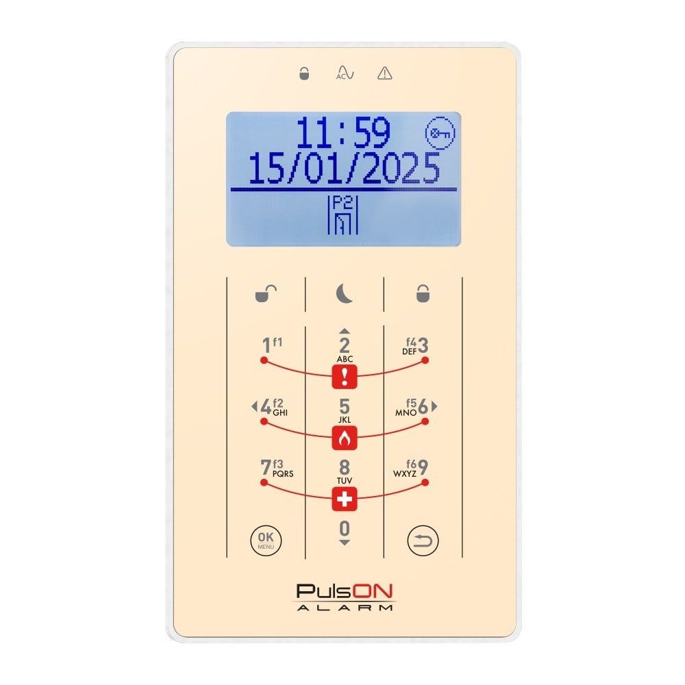 BCS PULSON FRONT LCD/S BEI Fațada bej pentru tastatura LCD/S