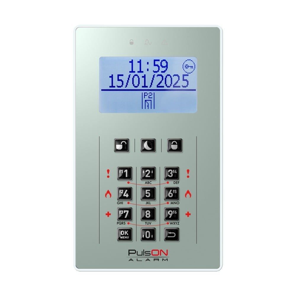 BCS PULSON FRONT LCD/C GRD Front gri închis pentru tastatura LCD/C