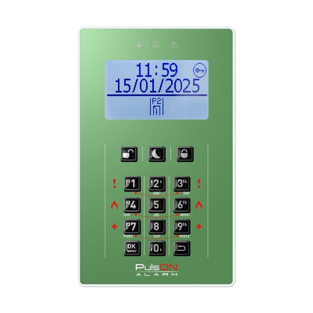 BCS PULSON FRONT LCD/C GEL Fațadă verde deschis pentru tastatura LCD/C