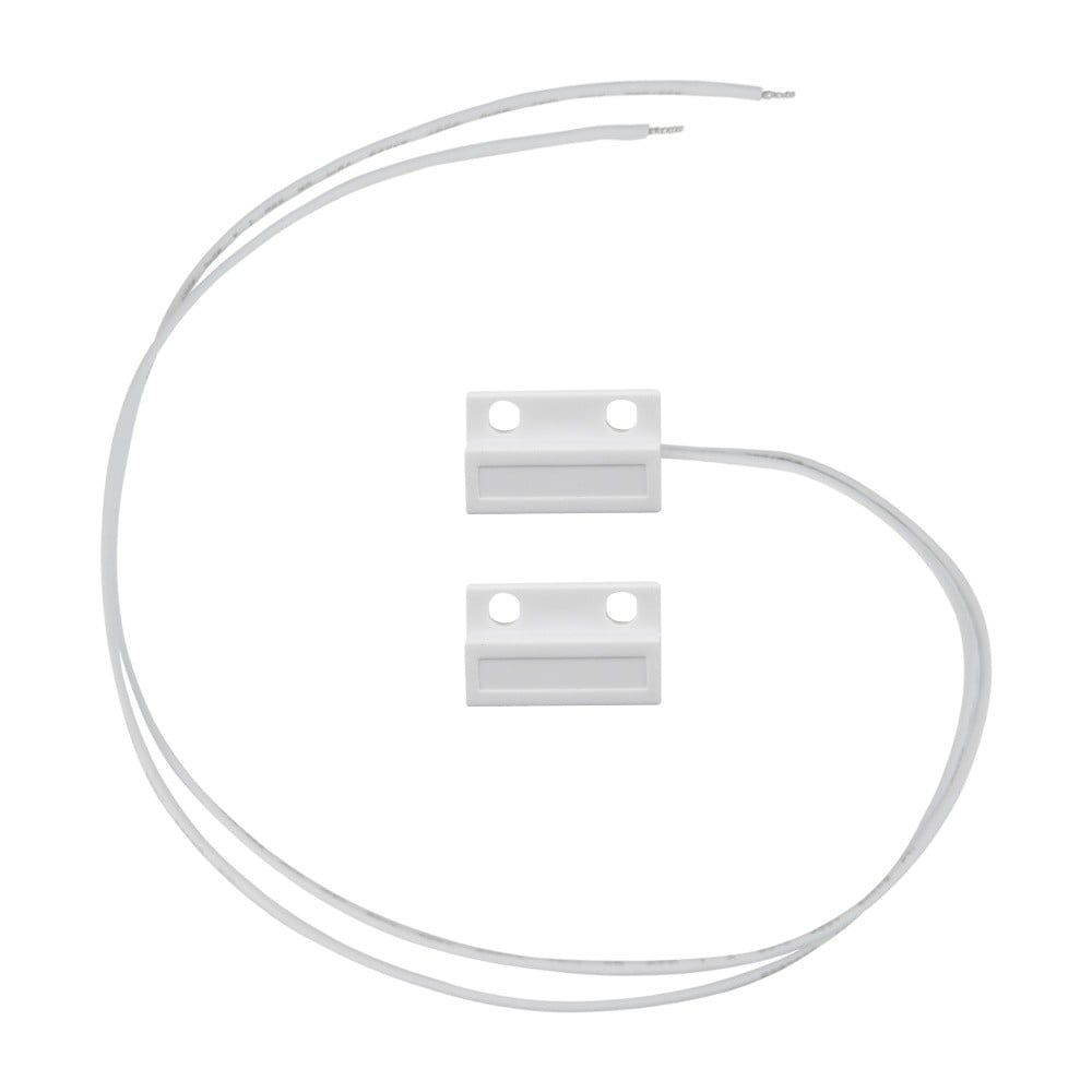 BCS PA-MSP02 Mini senzor de contact plastic alb cu cablu (20 buc)