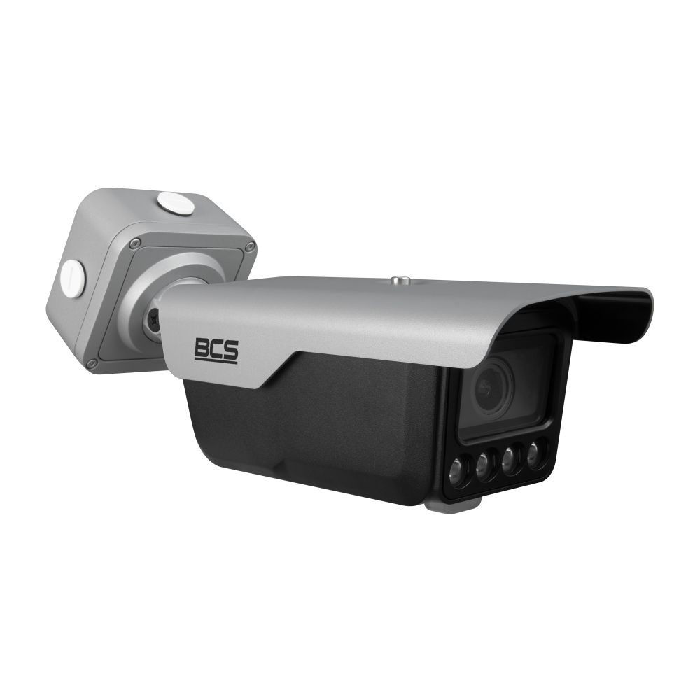 BCS BCS-L-TIP74VSR3-ITC-Ai3 Cameră IP tubulară 4MP cu recunoaștere a plăcuțelor de înmatriculare, IR 30m, IP67