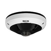 BCS BCS-U-FIP55FWR2 Cameră IP 5MP Fisheye cu WDR, IR 20m, și carcasă IP67, IK10