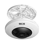 BCS BCS-V-FIP25FWR1-Ai1 Cameră IP Fisheye 5MP cu Microfon și Funcții Inteligente