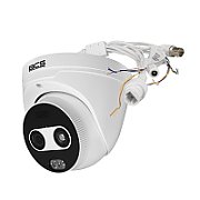 Cameră Dome IP Termică BCS BCS-P-EIP242FSR3-THT-AI1(0202) cu Detecție a Incendiilor și Alarmă