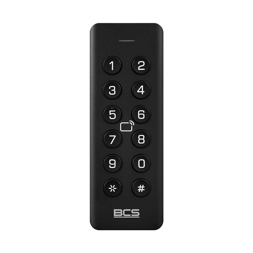 BCS BCS-L-CKRS-M9Z Cititor de carduri de proximitate cu tastatură LED, IP66