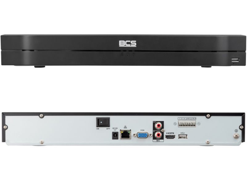 BCS BCS-L-NVR0802-A-4KE(2) Recorder IP 8 canale 4K cu suport pentru cameră de 16MP și funcții inteligente