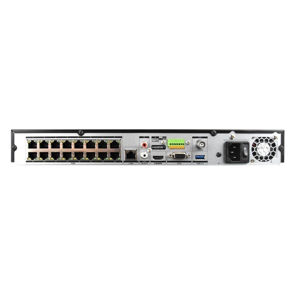 BCS BCS-V-NVR1602-A-8K-16P Recorder IP cu 16 canale și switch PoE de 16 porturi 200W