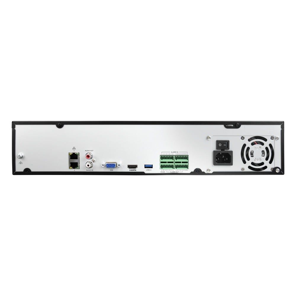 BCS BCS-P-NVR6408-A-4K(4) Recorder IP cu 64 canale, cu suport pentru 8 discuri și HDMI 4K