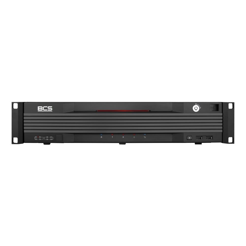 BCS BCS-U-NVR3208R-A-4K(8TB) Recorder IP cu 32 canale, cu RAID și 8TB HDD, 12MP