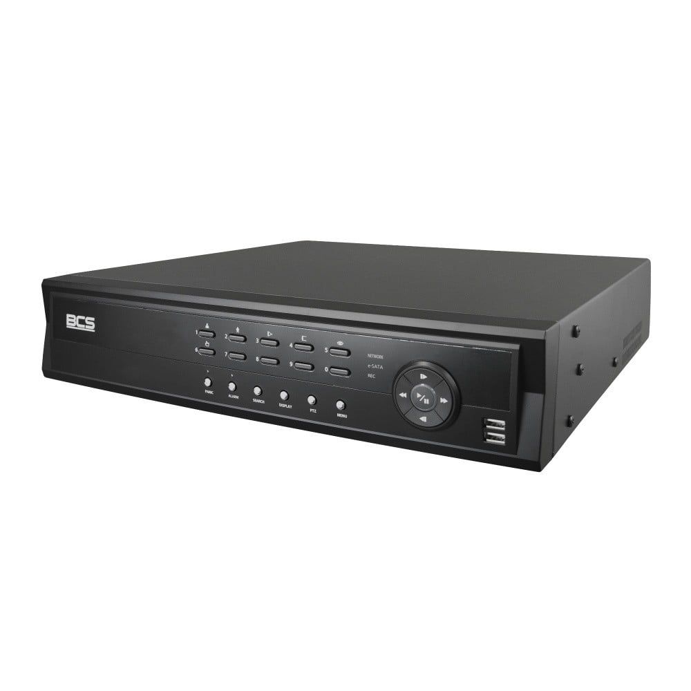 BCS BCS-U-NVR3206-A-4K-16P(8TB) Recorder IP cu 32 canale, cu HDD de 8TB și switch PoE de 16 porturi 120W