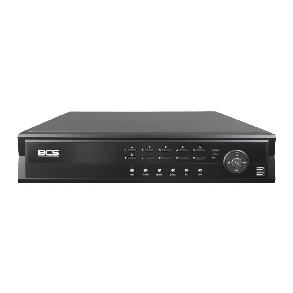 BCS BCS-U-NVR1606-A-4K-16P(8TB) Recorder IP cu 16 canale cu PoE și HDD de 8TB 12MP