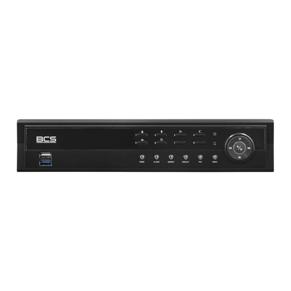 BCS BCS-U-NVR0802-A-4K-8P(6TB) Recorder IP cu 8 canale și PoE, 6TB, 4K HDMI, suport pentru camere de 12MP