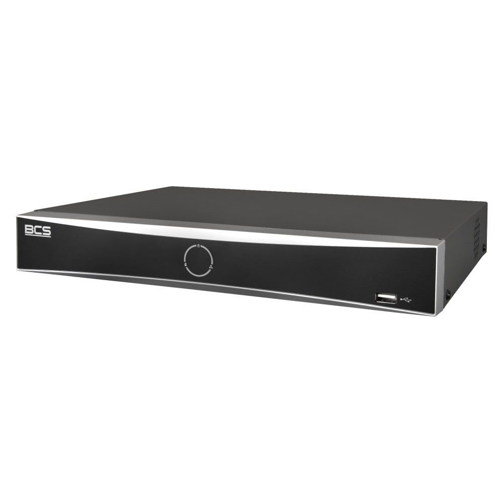BCS BCS-V-NVR0401-4KE-4P(3) Recorder IP cu 4 canale, cu tehnologie AcuSense și PoE 50W