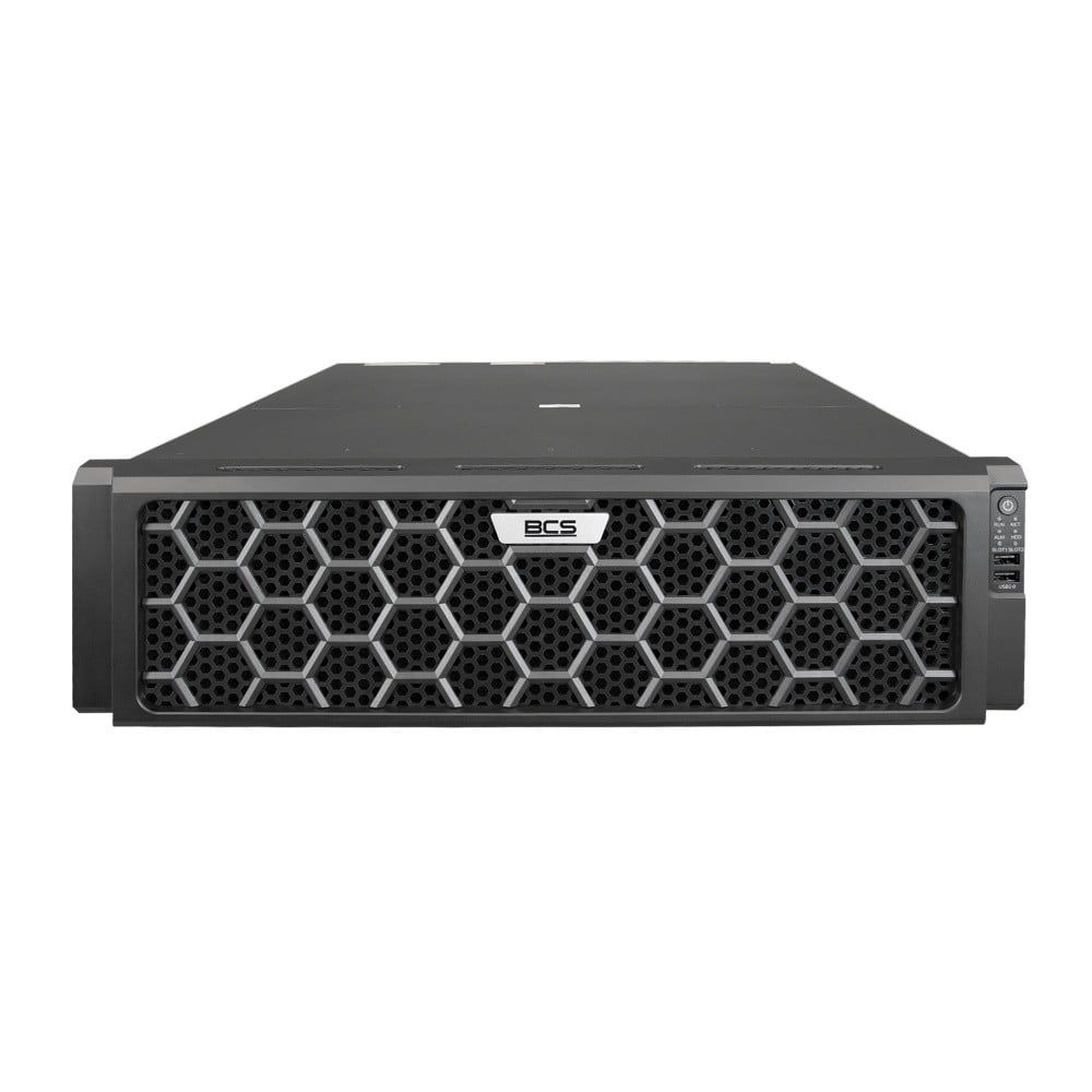 BCS BCS-P-NVR6416R-8KR Recorder IP cu 64 Canale 32MP cu Suport pentru 16 Hard Disk-uri și HDMI 8K
