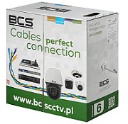 BCS BCS-U/UTP-CAT6-PVC Cablu de instalare CAT6 cu cupru 305m 1000BaseT 250MHz