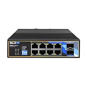 BCS BCS-B-ISP08G-2SFP Switch PoE Industrial 8 Porturi pentru Raill DIN 1Gbps