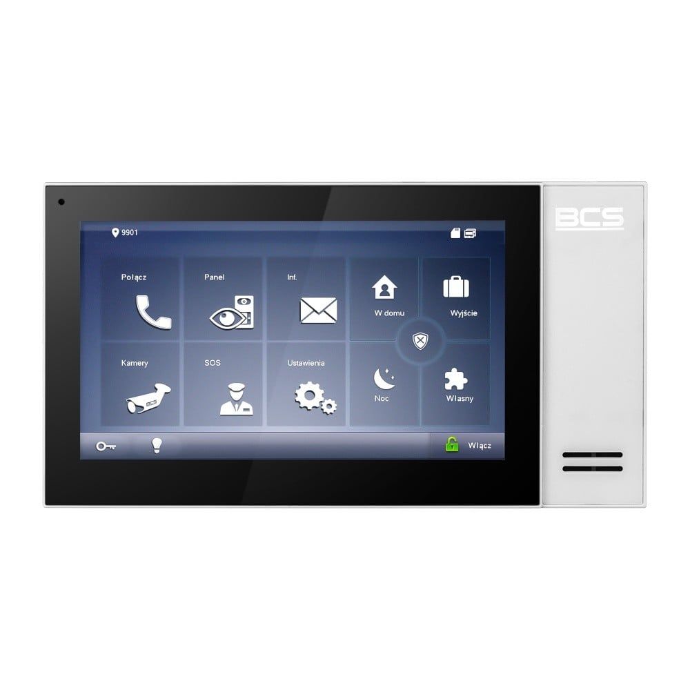 BCS BCS-MON7400W-S Monitor Video cu Funcție de Comunicație Bidirecțională