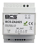 BCS BCS-ZA2425 Alimentator reglabil 24V 2.5A pentru șină DIN cu LED