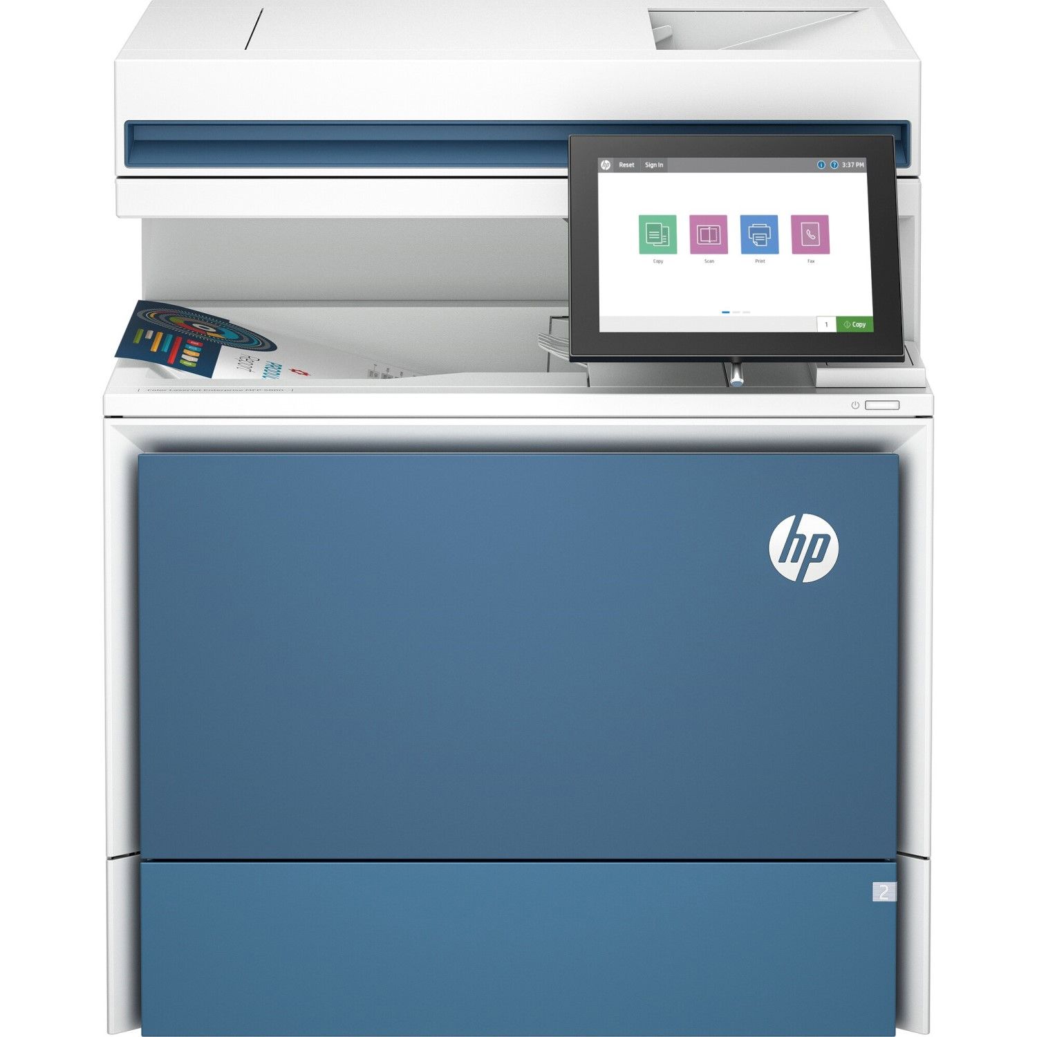 HP LaserJet Color Enterprise MFP 5800dn Printer Cu laser A4 1200 x 1200 DPI 43 ppm
