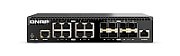 QNAP QSW-M3216R-8S8T switch-uri Gestionate L2/L3 10G Ethernet (100/1000/10000) 1U Negru