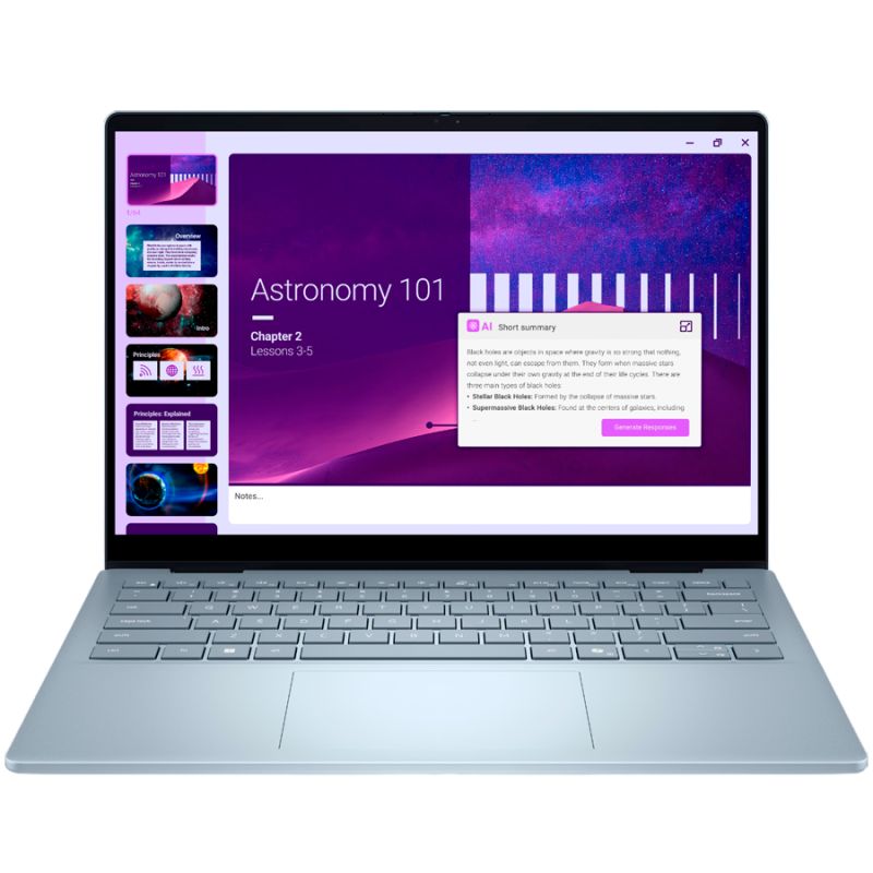 Laptop Dell 14 Plus DB04250_LNL_201_WIN-05, 14 inch 1920 x 1200 Touchscreen, Intel 256V (8 C / 8 T, 2.2 GHz - 4.8 GHz, 12 MB cache, 12 W), 16 GB RAM, 1 TB SSD, Intel Arc Graphics, Windows 11 Pro