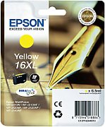 Epson Pen and crossword Singlepack Yellow 16XL DURABrite Ultra Ink