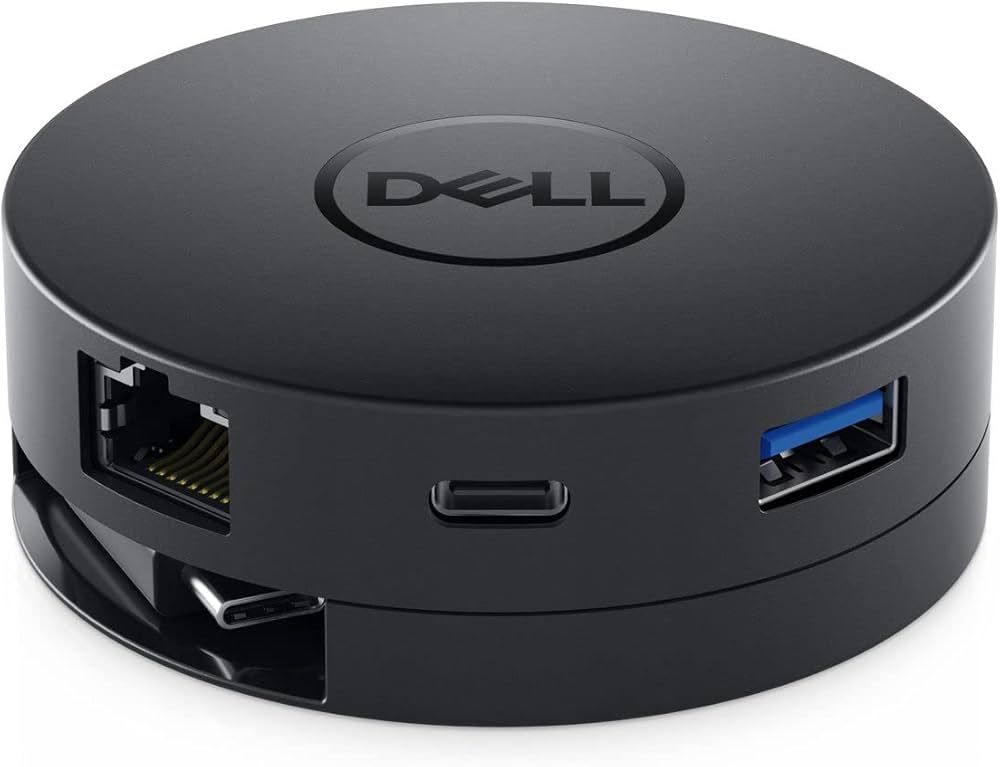 DELL DA300 Wired USB 3.2 Gen 2 (3.1 Gen 2) Type-C Black (492-BCJL)