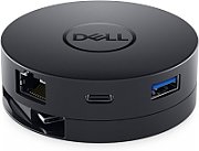 DELL DA300 Wired USB 3.2 Gen 2 (3.1 Gen 2) Type-C Black (492-BCJL)