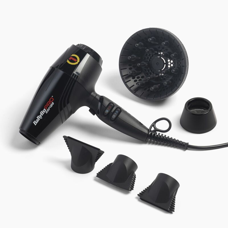 RESIGILAT: BaByliss Hair Dryer Pro Rapido black Schwarz (BAB7000IE)
