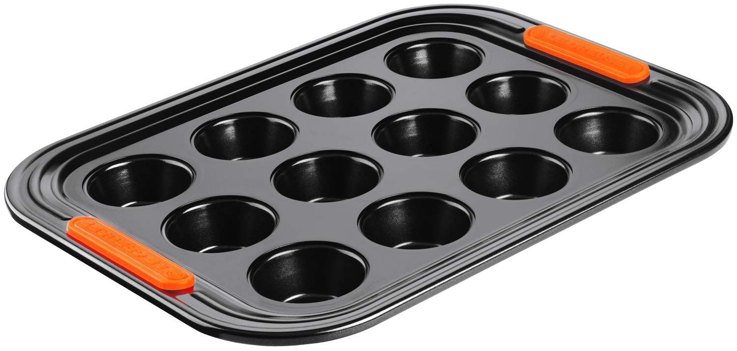 Le Creuset Muffin Tin Carbon Steel Non-Stick NonStick 12pcs (46058000010000)