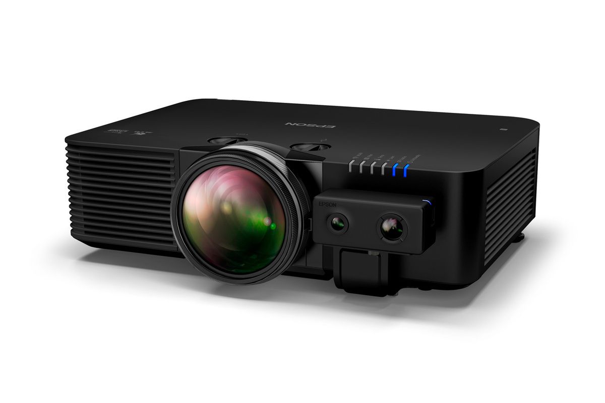 Videoproiector Epson EB-L695SE, 1920 x 1200 pixeli, 16:10, 6000 lm, 3LCD, 20000 h, Wi-Fi, Negru