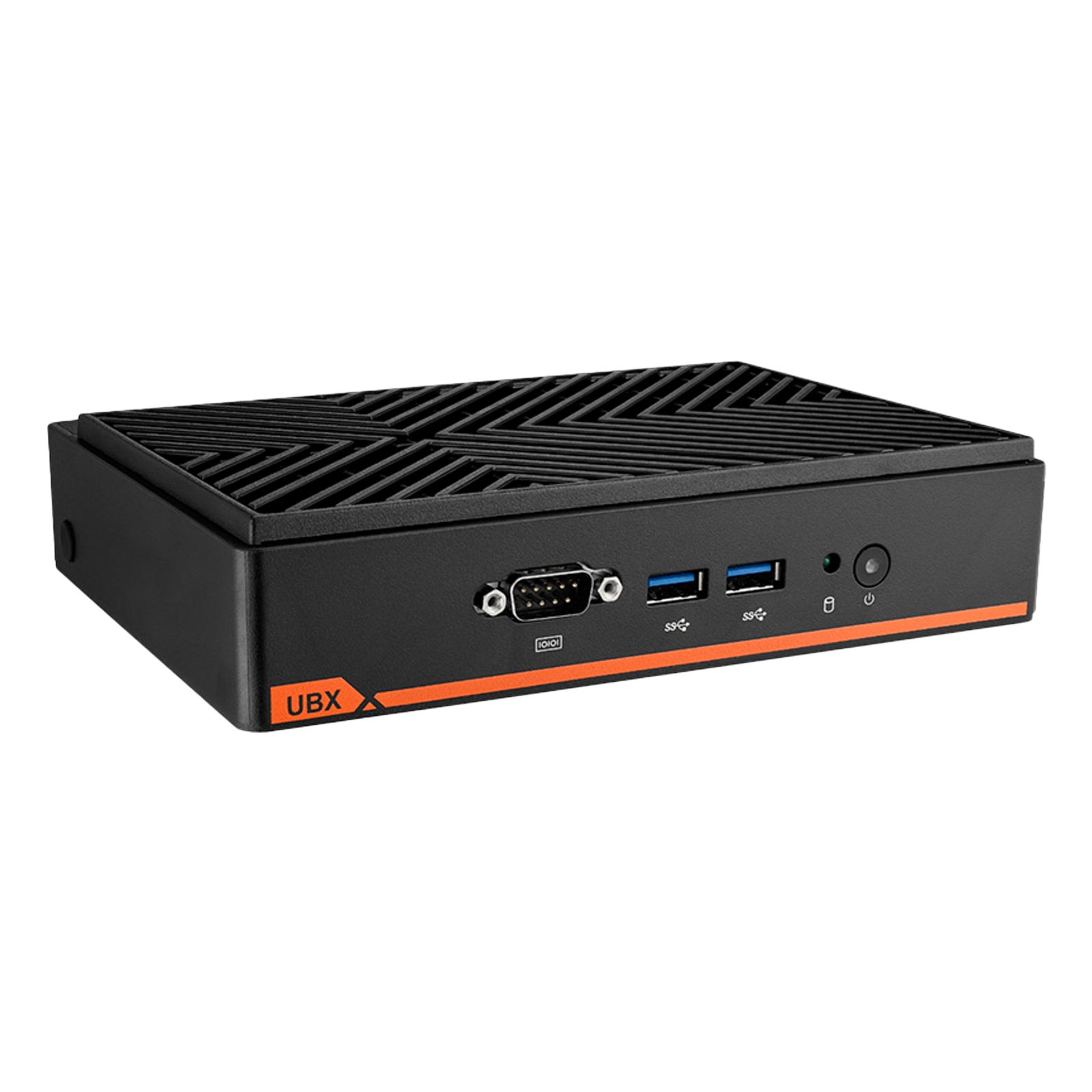 Advantech UBX-110K, SFF Box PC, USB, USB-C, RS232, BT, Ethernet, Wi-Fi, Intel Core i3, Win. 10, black, red