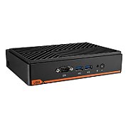 Advantech UBX-110K, SFF Box PC, USB, USB-C, RS232, BT, Ethernet, Wi-Fi, Intel Core i3, Win. 10, black, red