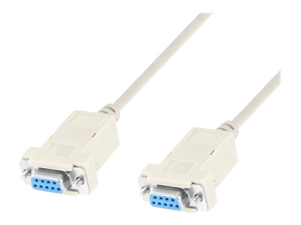 RS-232 cable, null-modem