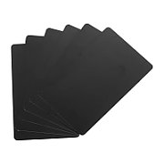 Plastic cards, black