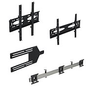 Ergonomic Solutions  Fixed wall bracket for screens from 32  to 65  (VESA 200 to VESA 400)