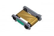 Evolis ribbon, metallic gold