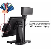 Customer-display, black