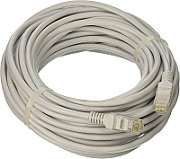 Patch cable, shielded, clear white