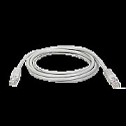 Patch cable, shielded, clear white