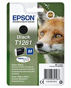 Epson Fox Singlepack Black T1281 DURABrite Ultra Ink