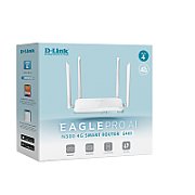 D-Link G403 EAGLE PRO AI N300 4G SMART Wi-Fi Router, Single Band, Wireless Speed: 300Mbps 2.4GHz, 1x  Fast Ethernet WAN 4x Fast Ethernet LAN, 4 fixed omni-directional antennas, AI Assistant, AI Parental Control, AI Wi-Fi Optimiser