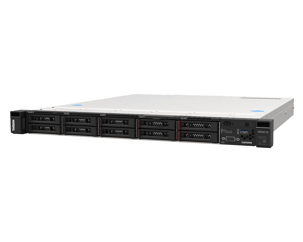 Lenovo ThinkSystem SR250 V3 Xeon E-2468 (8C 2.6GHz 16MB Cache/65W) 1x32GB O/B 2.5  HS (8) 5350-8i Internal HS 800W Titanium XCC2 Platinum Rails