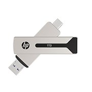 HP USB-C & Typ-A 3.2  1TB  SSD Steel Flash Drive 911Pro