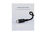 Cablu alimentare si date Aukey, USB Type-C (T) la USB Type-C (T), 1.8m, 480 Mbps, 100W, braided, negru,  LLTSN1041219  (timbru verde 0.08 lei) -689323785353