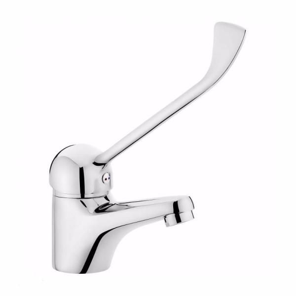 Washbasin mixer with automatic stopper with lever Clinic