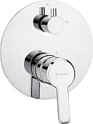 Concealed shower mixer with shower switch