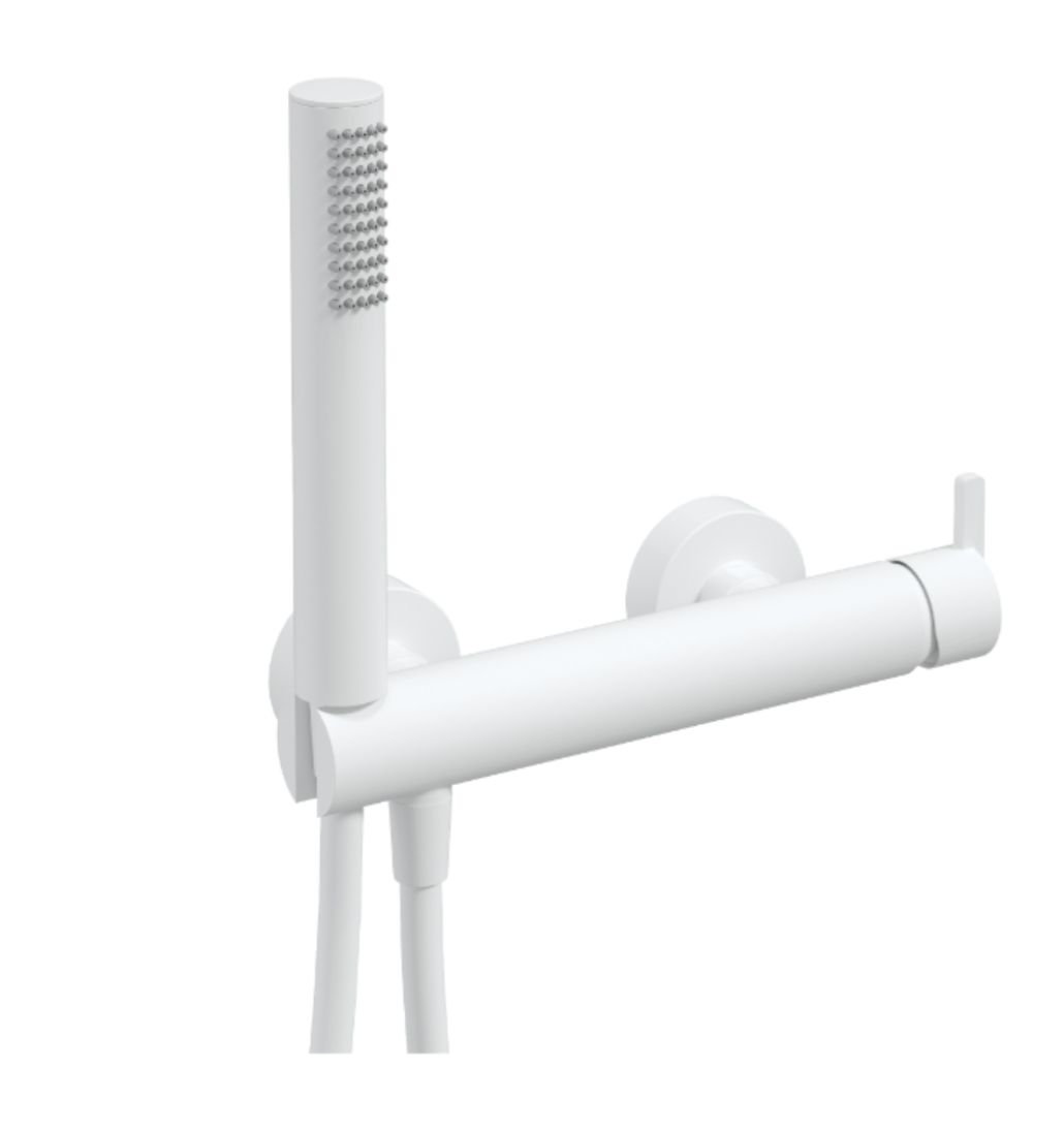 Shower faucet with shower set