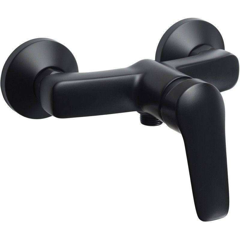 Wall-mounted washbasin mixer