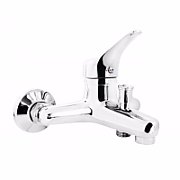 Wall-mounted bathtub mixer